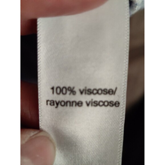 Maurice’s Blue & White Plaid Sleeveless Button Up Top Lightweight Flannel XL - Picture 7 of 8